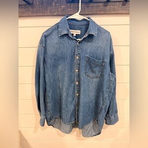 Denim Forum Classic Blue Button-Up